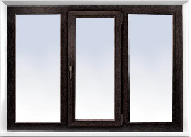 Ламинированное окно, 1 створка пов/отк., 1800*1300