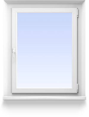 Одностворчатое окно, пов/откид, 750*1300